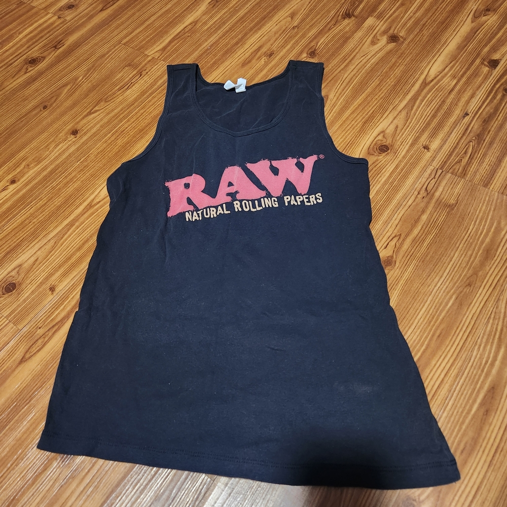 Black RAW Tank Top